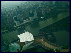 View of Pearl River from Four Seasons/IFC.